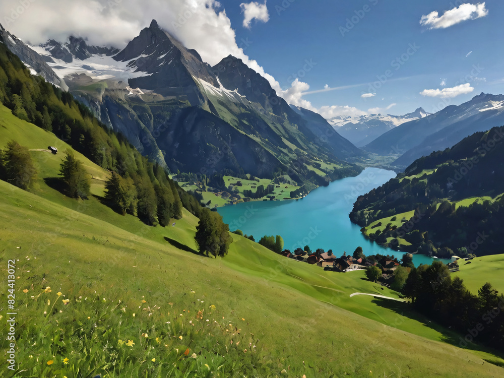 alpine meadow alpine meadow
