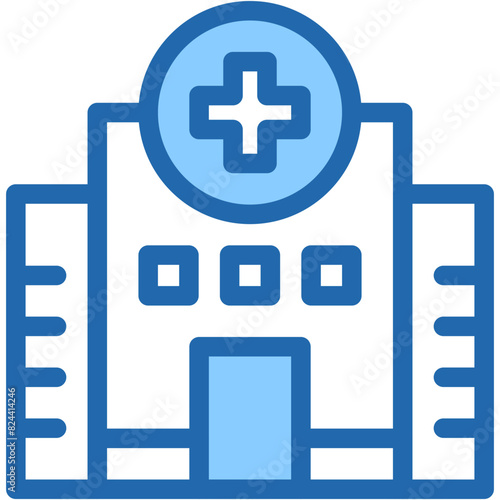 hospital, facility, clinic, medical, bulding Icon