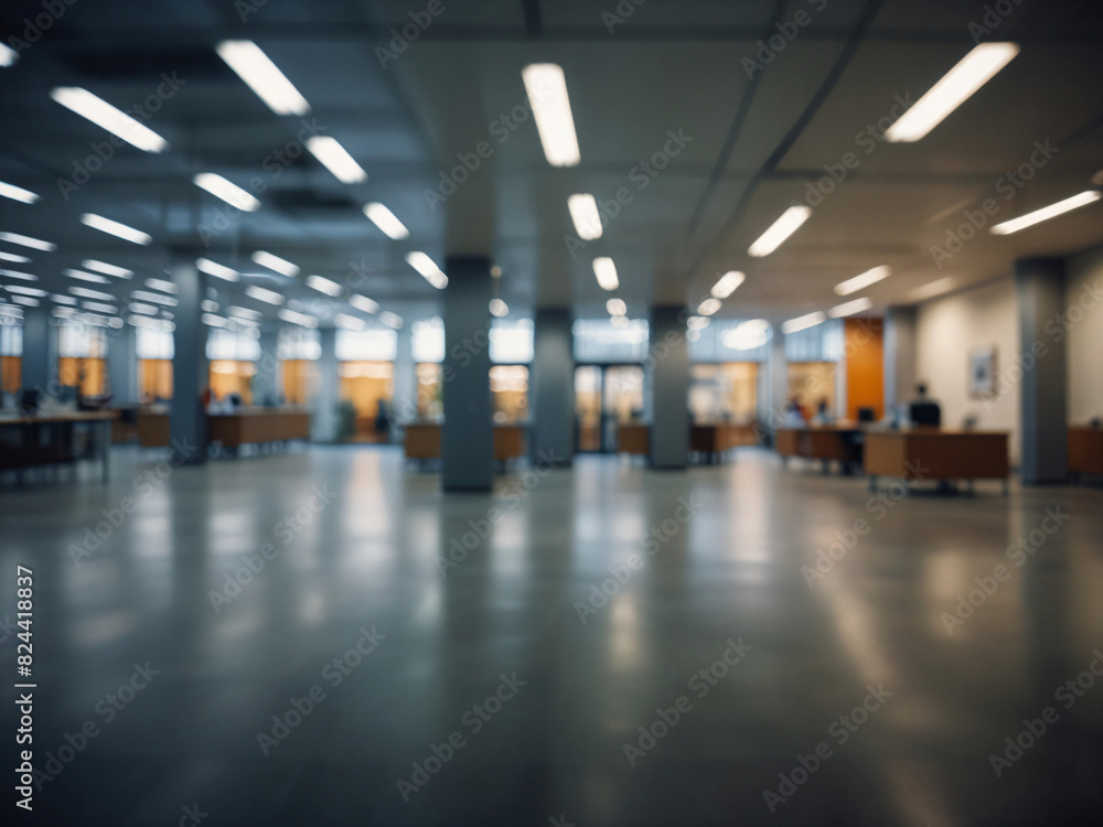 blurred picture of office center blurred picture of office center