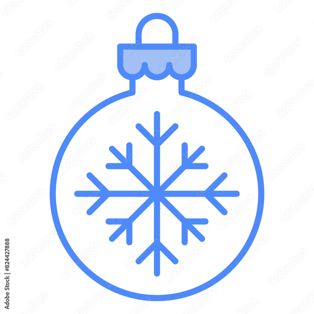 bauble, decoration, ornament, decoration, snow flake Icon bauble, decoration, ornament, decoration, snow flake Icon