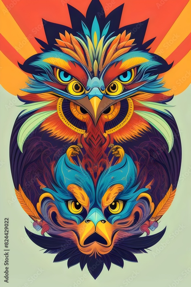 cartoon illustration of falcon head angry, fierce, t-shirt vector art, a vibrant colors, mascot, bird, Aggressive, Bold, Dynamic, Feathers, Wings, Beak, Talons, Intense, Striking, Graphic, Design cartoon illustration of falcon head angry, fierce, t-shirt vector art, a vibrant colors, mascot, bird, Aggressive, Bold, Dynamic, Feathers, Wings, Beak, Talons, Intense, Striking, Graphic, Design