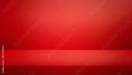 気持ちが高まる赤色の背景素材。赤のタイトルバック。Red background material that increases your mood. Red title back. photo