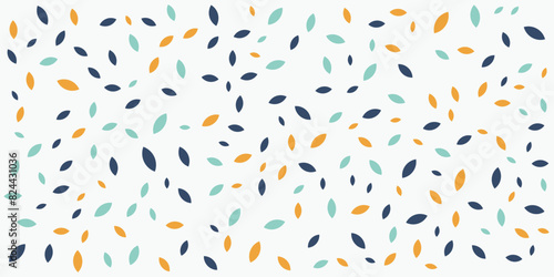 Cute little leaf pattern in 3 color shades. suitable for nature themed designs, green energy, botanical illustrations or eco friendly marketing materials