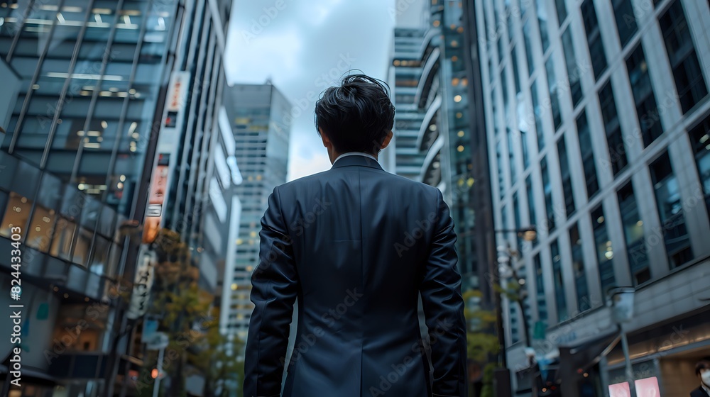 Businessman in Urban Environment Businessman in Urban Environment