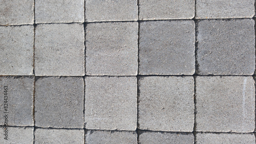 street floor tiles grey background paving stones surface road texture made of square cement bricks pavement