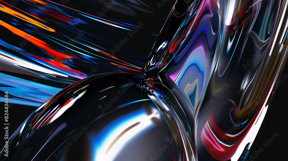Distorted perspectives transparent with black background. Distorted perspectives transparent with black background.