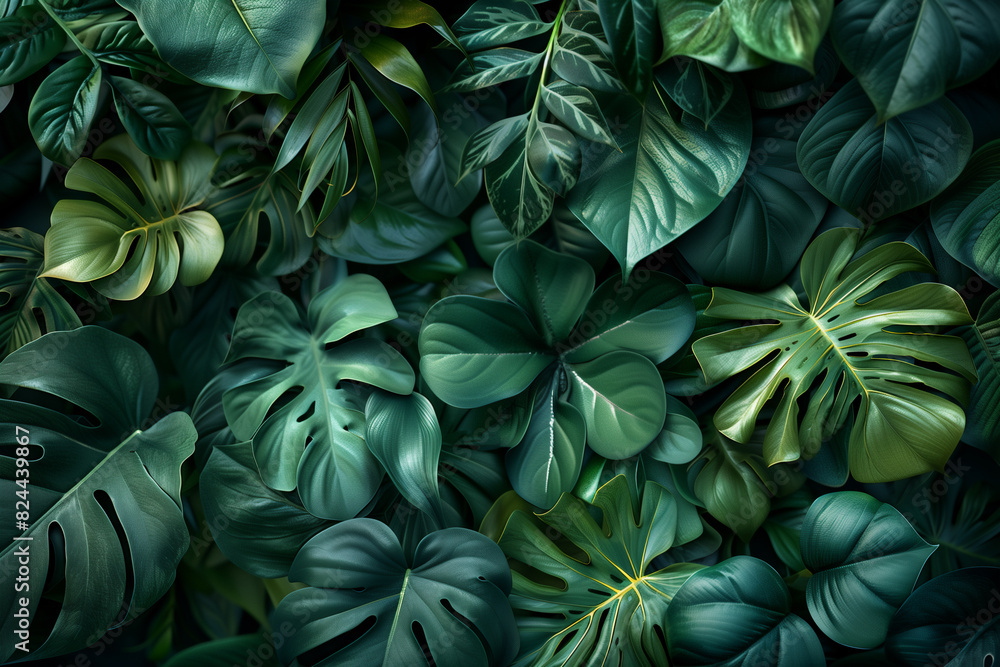 green leaves background green leaves background