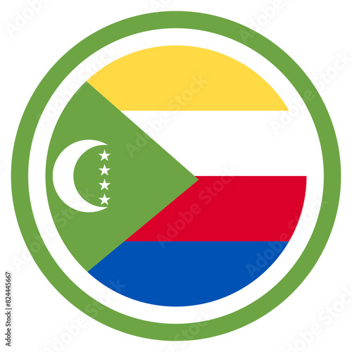 Vector Icon for Comoros, country, national, flag, world flag Free Download Vector Icon for Comoros, country, national, flag, world flag - GFXLoad