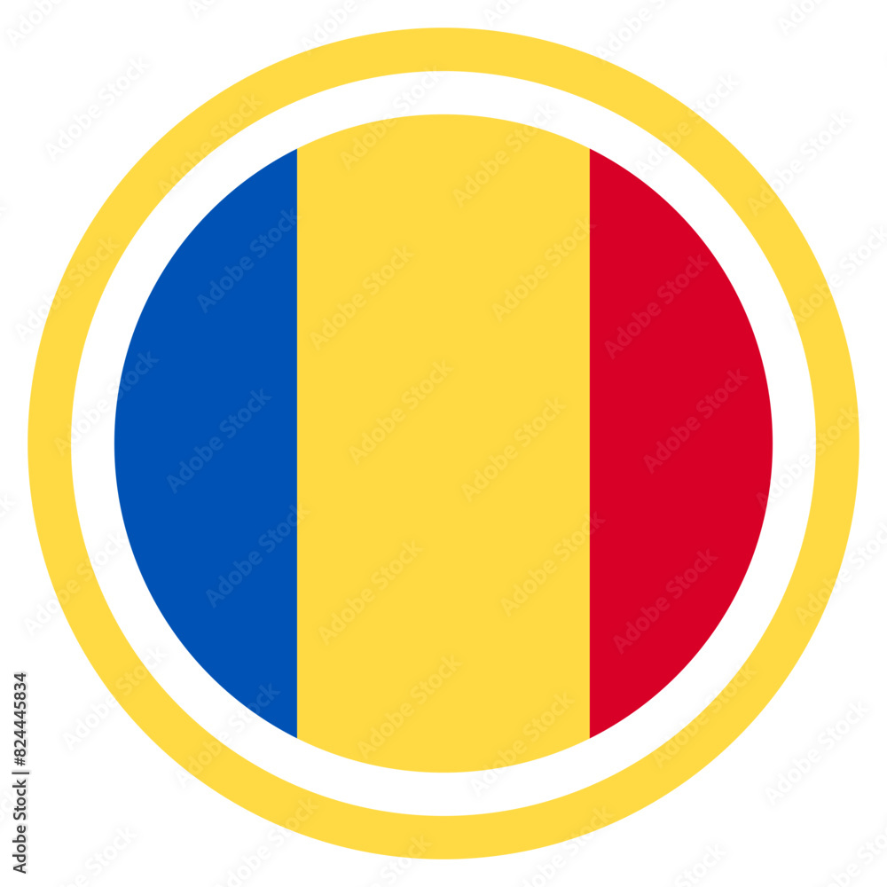 Vector Icon for Romania, country, national, flag, world flag
