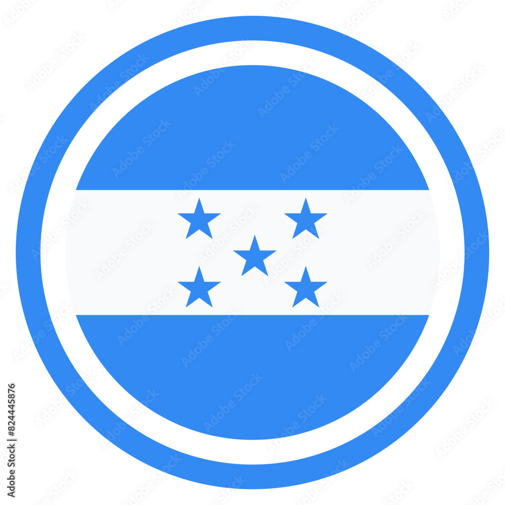 Vector Icon for Honduras, country, national, flag, world flag Vector Icon for Honduras, country, national, flag, world flag