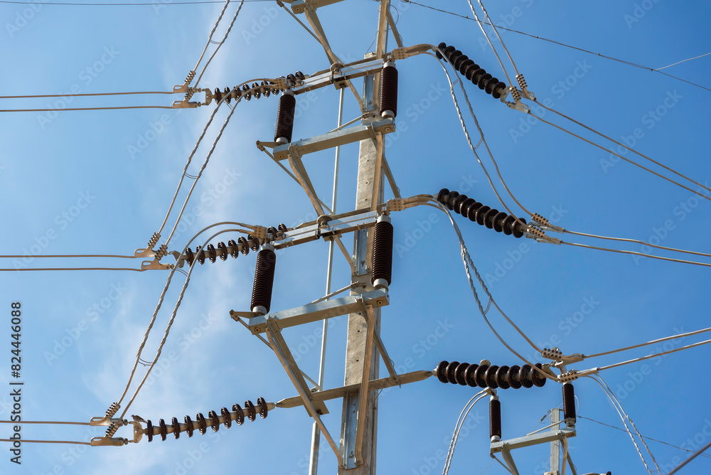 High Voltage Power Transformer Substation High Voltage Electric Power