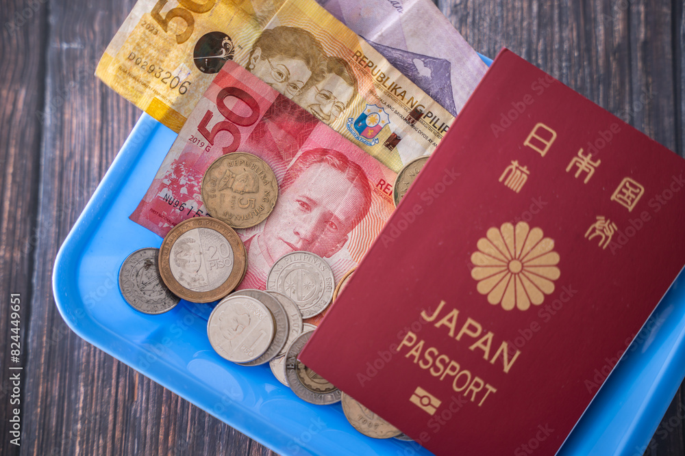 フィリピンの通貨 ペソ 日本 パスポート 旅行 観光 フィリピンの通貨 ペソ 日本 パスポート 旅行 観光