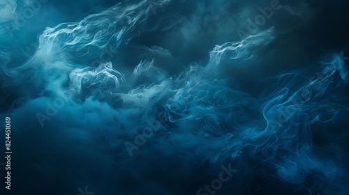 Wisps of blue smoke curl lazily upwards, adding an air of mystery to the scene. photo