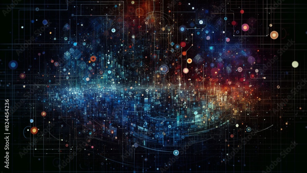 Dark wallpaper and high contrast of colors Dark wallpaper and high contrast of colors