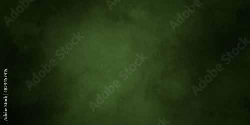 Abstract vintage green splash design background with dark borders
