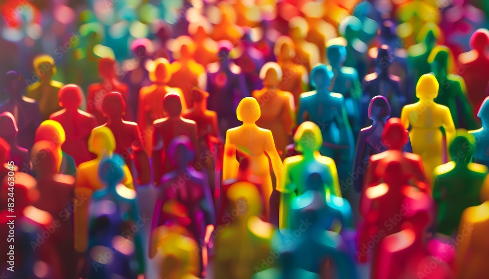 Fototapeta premium LGBT Community Pride Background Illustration