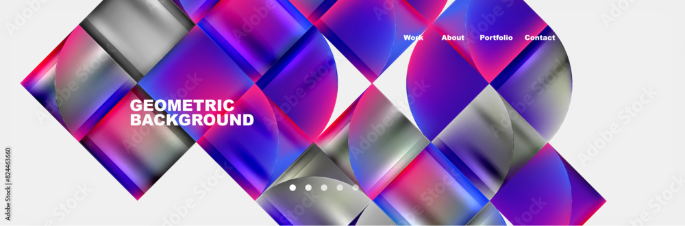 Circle triangle geometric web site page template. Vector Illustration For Wallpaper, Banner, Background, Card, Book Illustration, landing page Circle triangle geometric web site page template. Vector Illustration For Wallpaper, Banner, Background, Card, Book Illustration, landing page