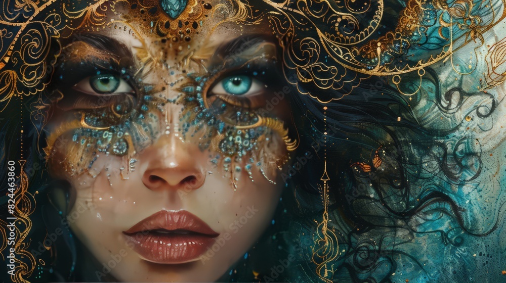 From her piercing gaze to the intricate details of her full-bodied depiction, the mythical woman captivates readers with her otherworldly charm and timeless allure. From her piercing gaze to the intricate details of her full-bodied depiction, the mythical woman captivates readers with her otherworldly charm and timeless allure.