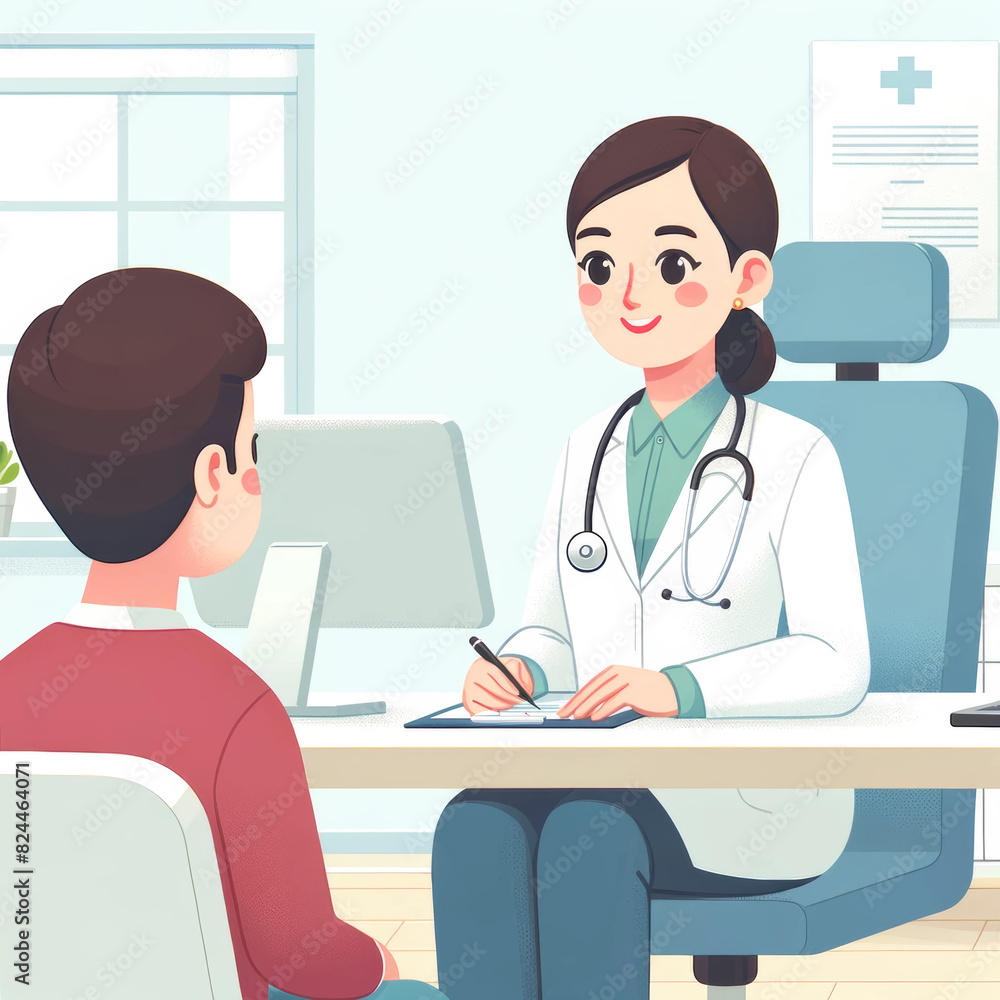 Doctor Talking with Patient