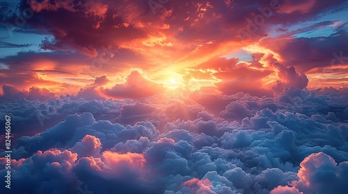 An image of a sunrise breaking through storm clouds, representing hope and renewal. image