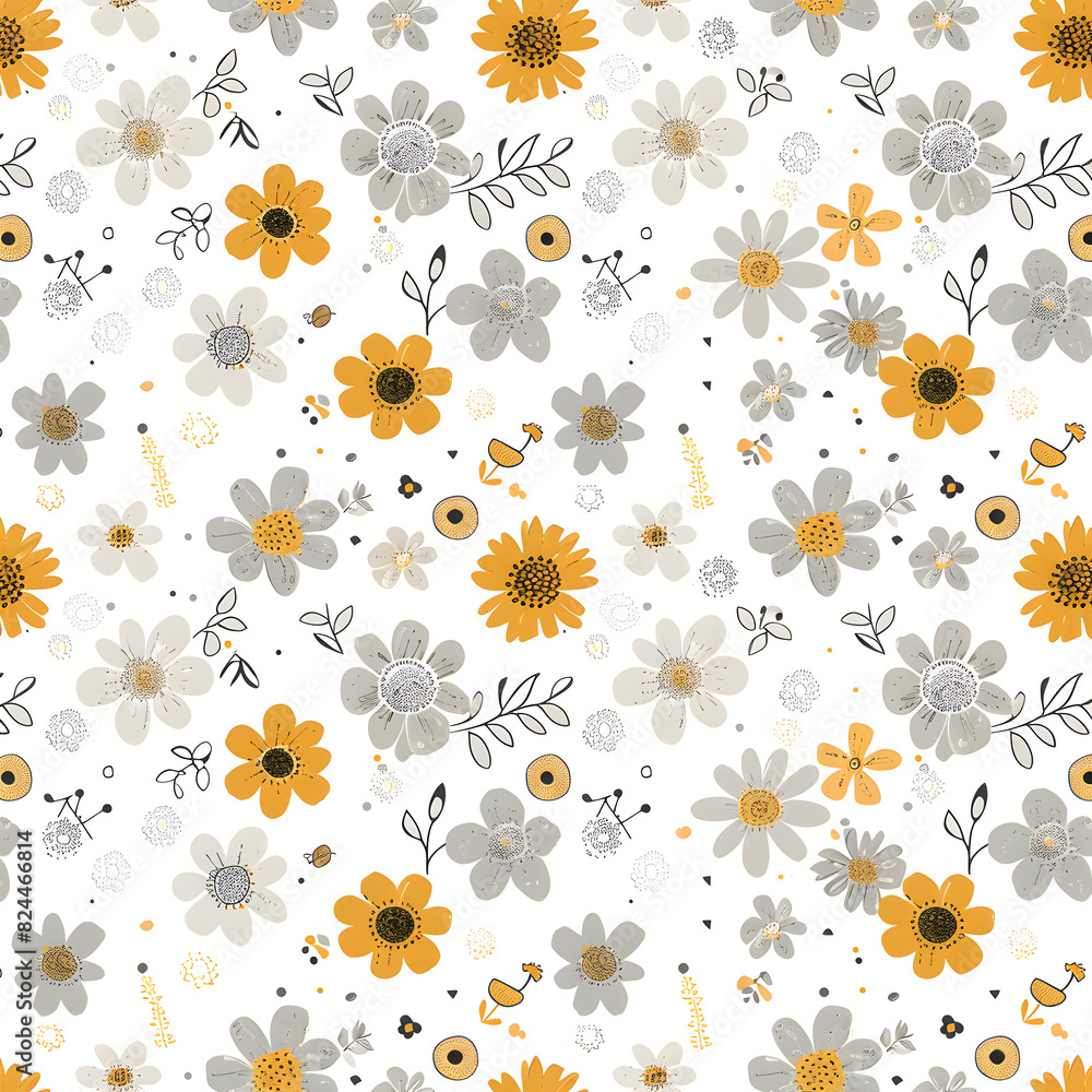 pattern with flowers pattern with flowers
