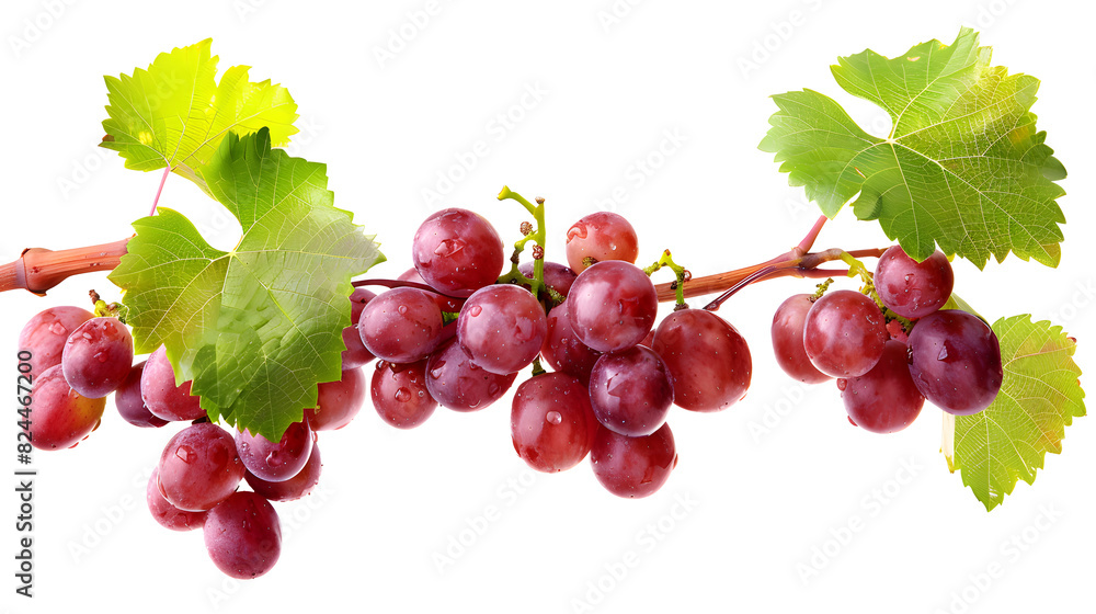 Fototapeta premium Grapes, transparent picture