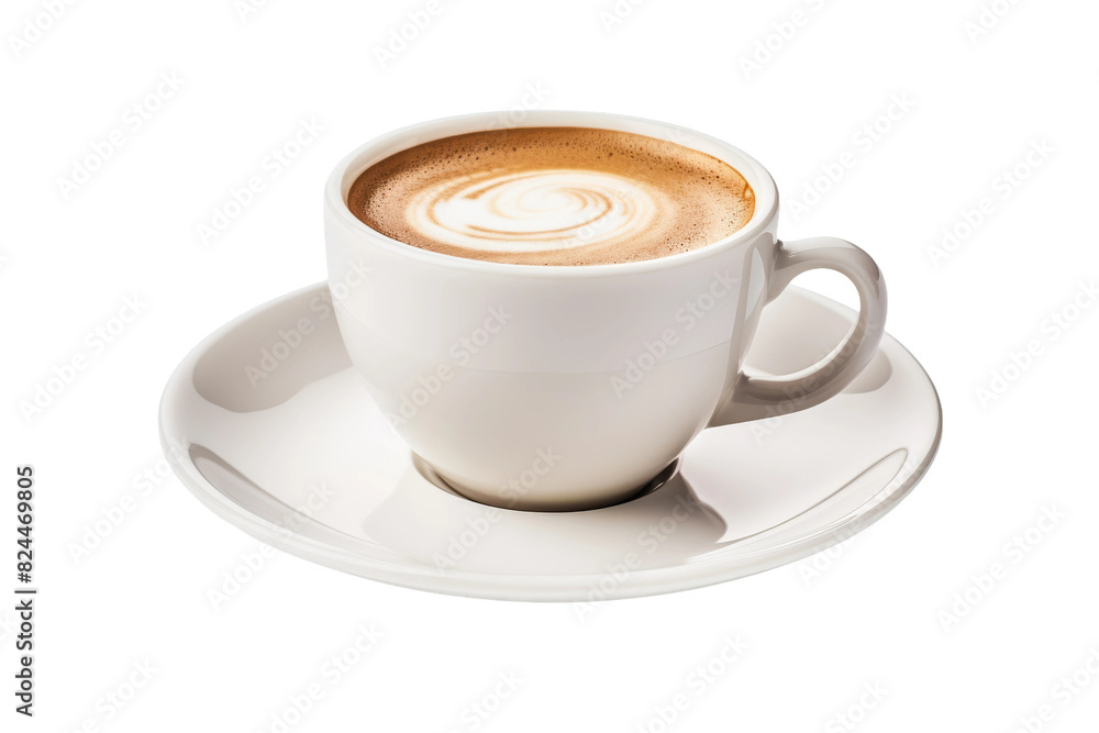 Elixir of Creativity: A Coffee Cups Dance on a White or Clear Surface PNG Transparent Background. Elixir of Creativity: A Coffee Cups Dance on a White or Clear Surface PNG Transparent Background.