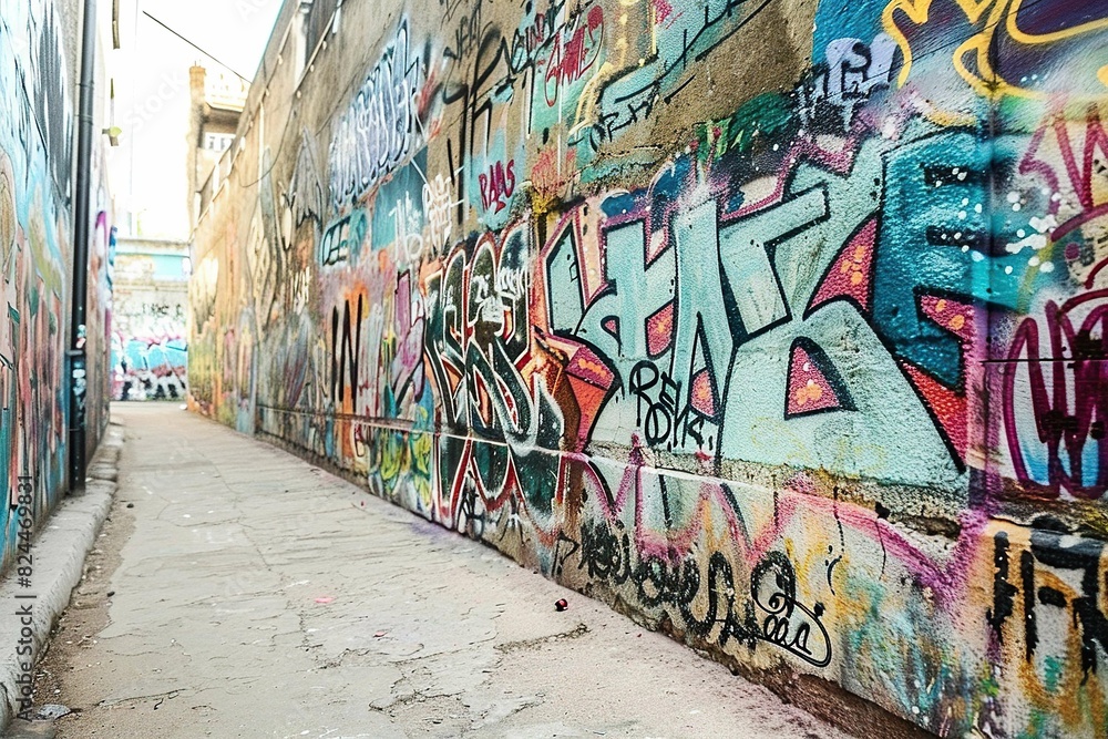 Fototapeta premium Graffiti wall