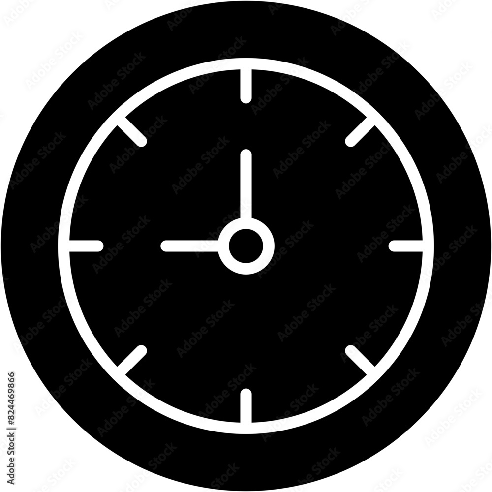 Vector Icon Clock, time, watch, alarm Vector Icon Clock, time, watch, alarm