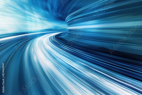 The trajectory of blue light
