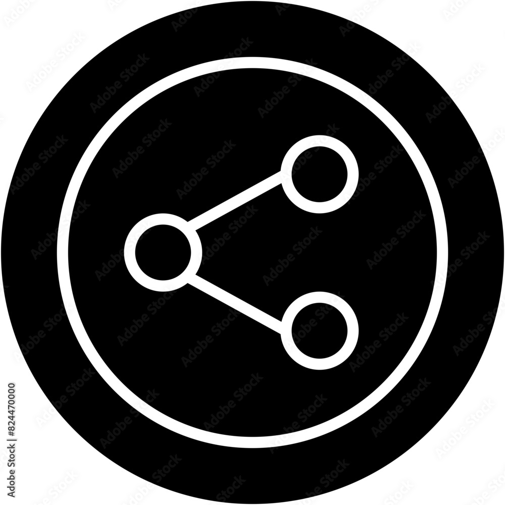 Vector Icon Marketing, network, seo, share, social Vector Icon Marketing, network, seo, share, social