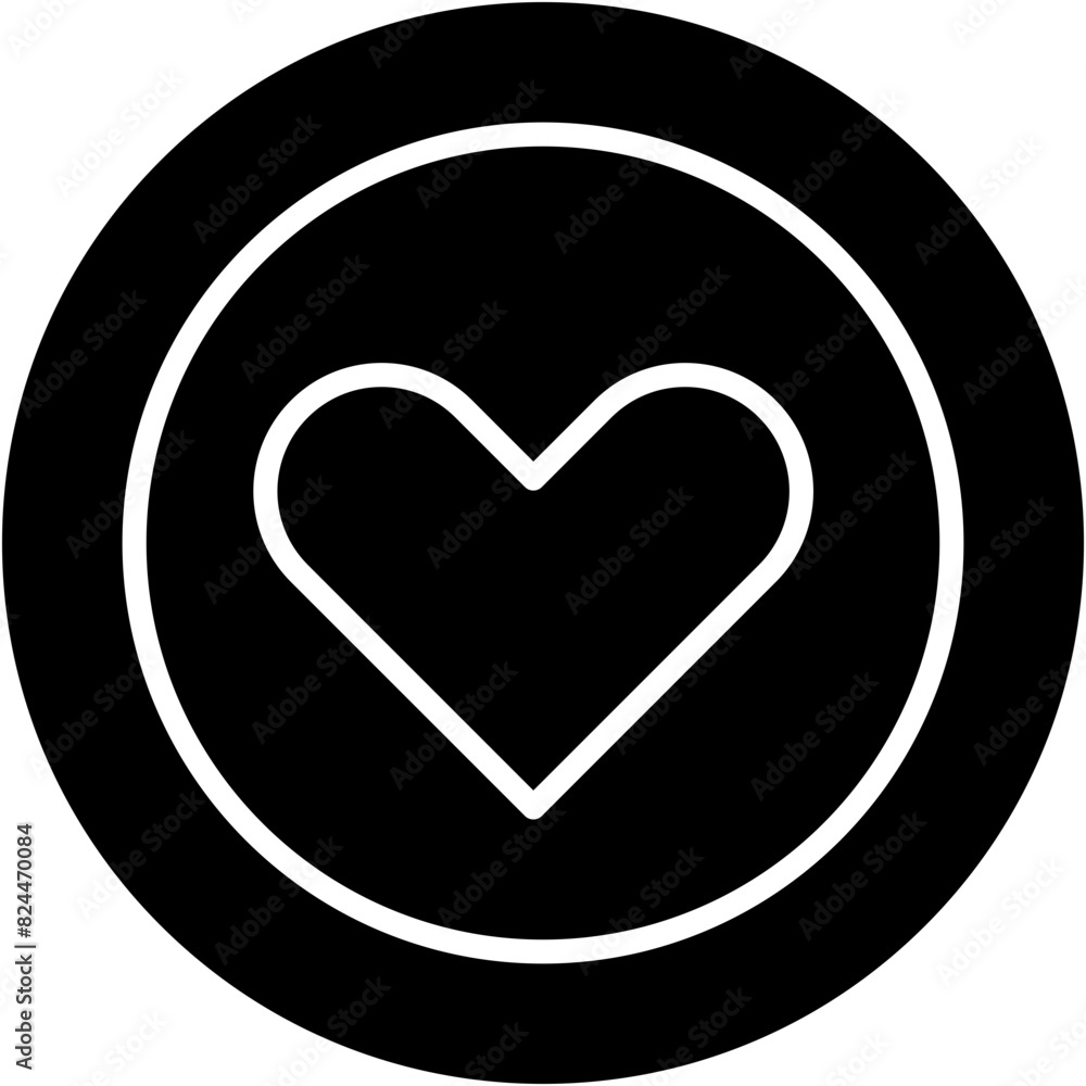 Vector Icon Favorite, heart, like, button Vector Icon Favorite, heart, like, button