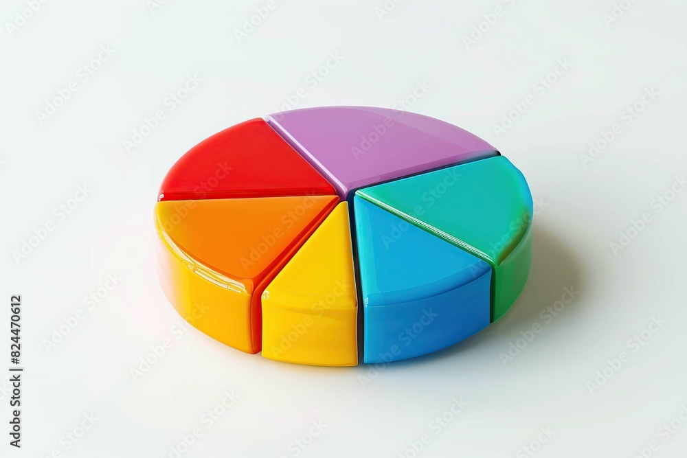 Obraz premium Miniature pie chart