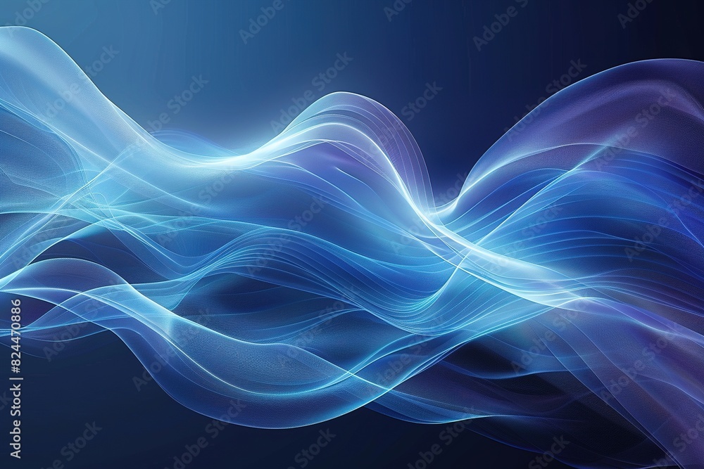 The trajectory of blue light The trajectory of blue light