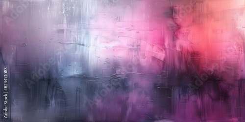 Soft chaotic grunge abstract oil painting in pastel pink and grey tones. Concept Abstract Art  Grunge Style  Oil Painting  Pastel Colors  Pink and Grey Tones