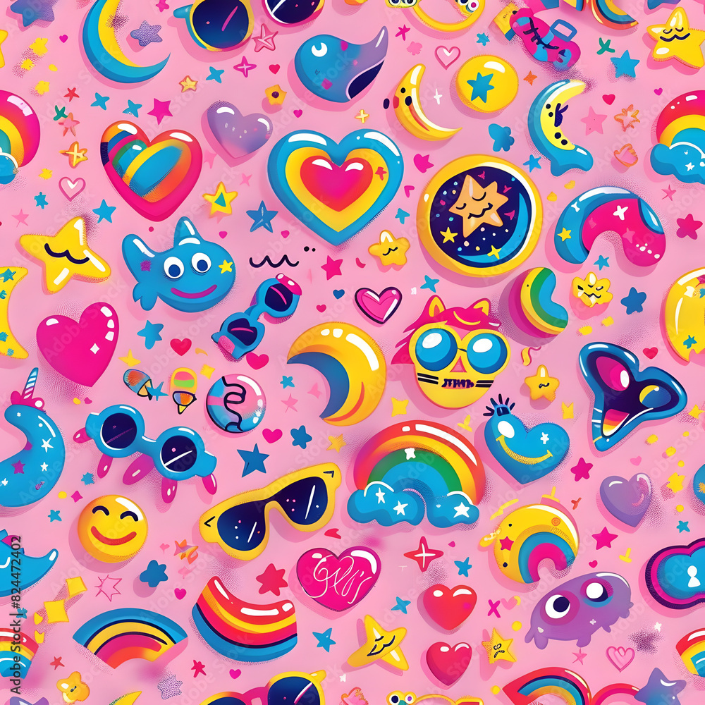 pattern with hearts pattern with hearts