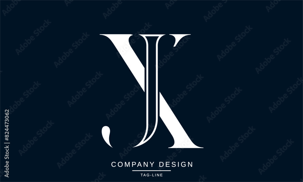 JX, XJ Abstract Letters Logo Monogram design Font Icon Vector Initials JX, XJ Abstract Letters Logo Monogram design Font Icon Vector Initials