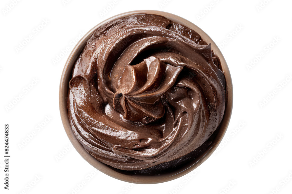 Mousse image isolated on white background Mousse image isolated on white background