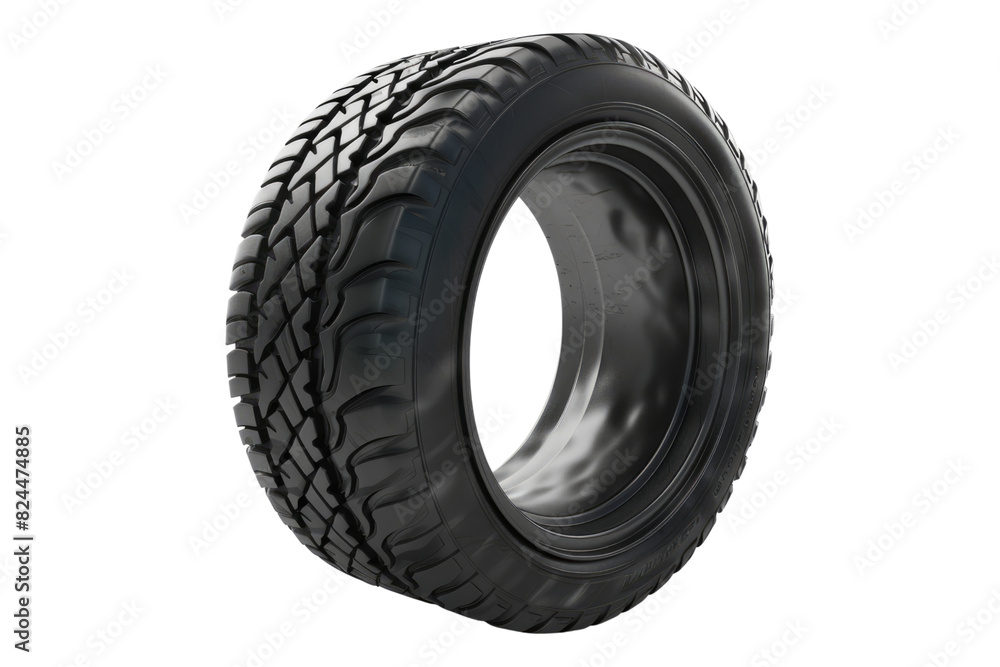 New car tires isolated on white background New car tires isolated on white background
