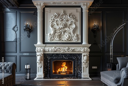 Classical Fireplace Interior