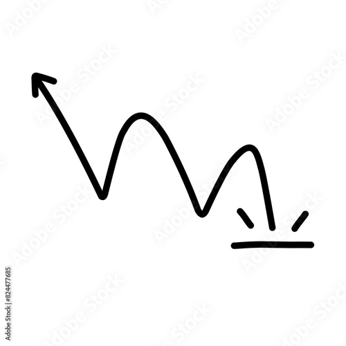 Bounce effect arrows