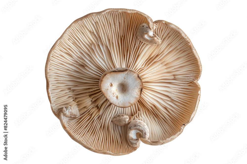 Slice mushroom isolated on white background Slice mushroom isolated on white background