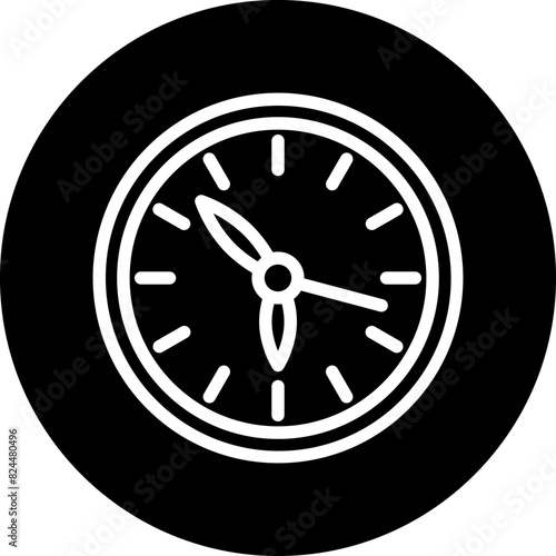 Vector Design Clock Icon Style