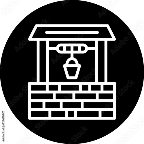 Vector Design Water Well Icon Style
