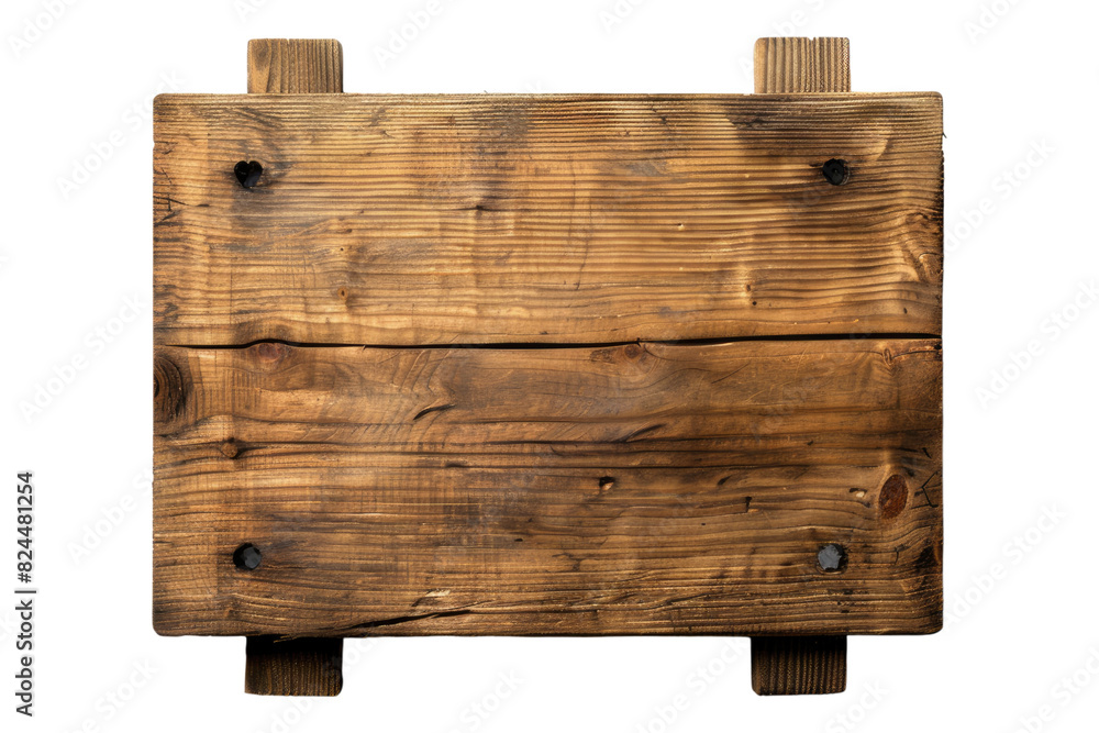 Wooden sign blank isolated on white background Wooden sign blank isolated on white background