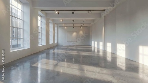 Empty room in minimalist style