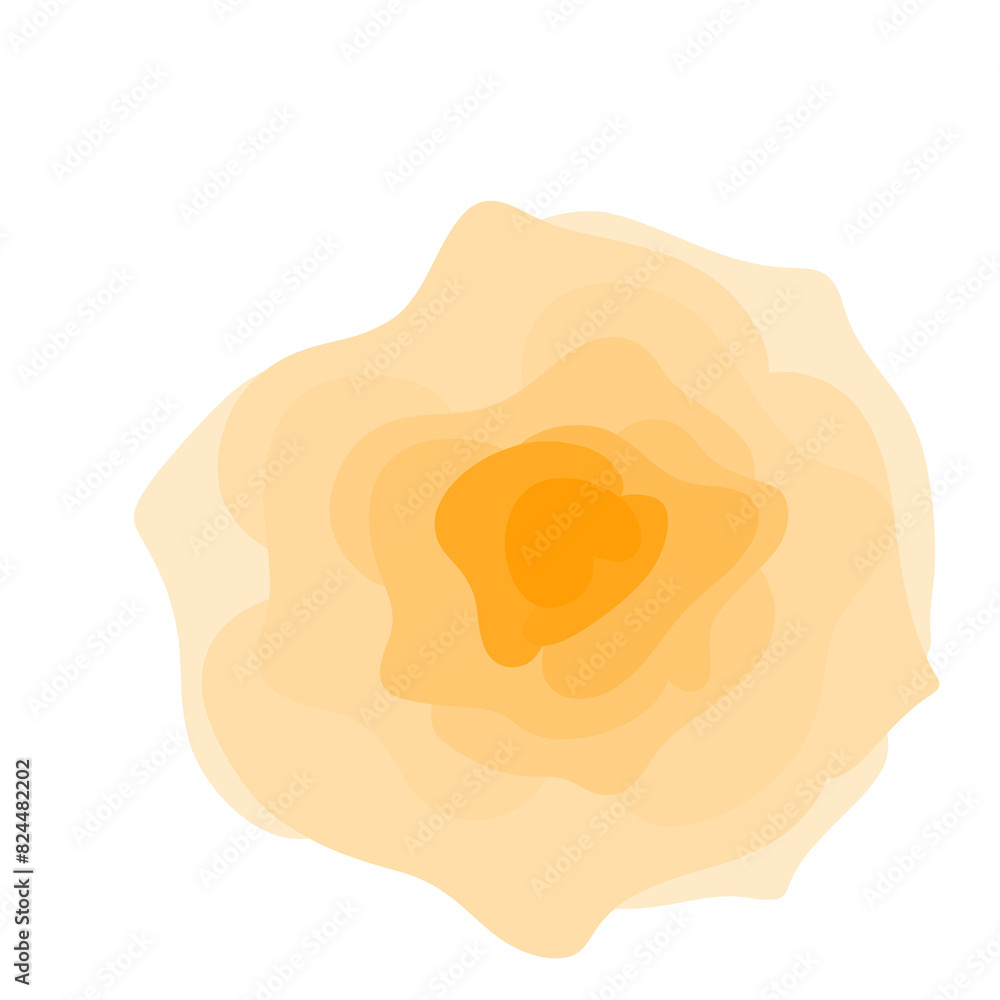 Yellow rose bouquet illustration Yellow rose bouquet illustration