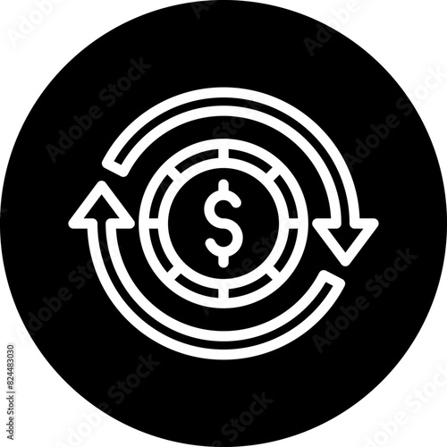 Vector Design Refinance Icon Style