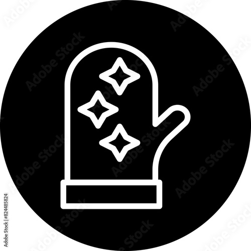 Vector Design Oven Mitt Icon Style