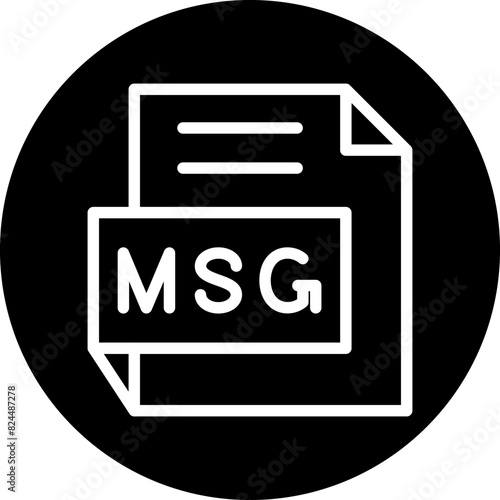 Vector Design MSG Icon Style